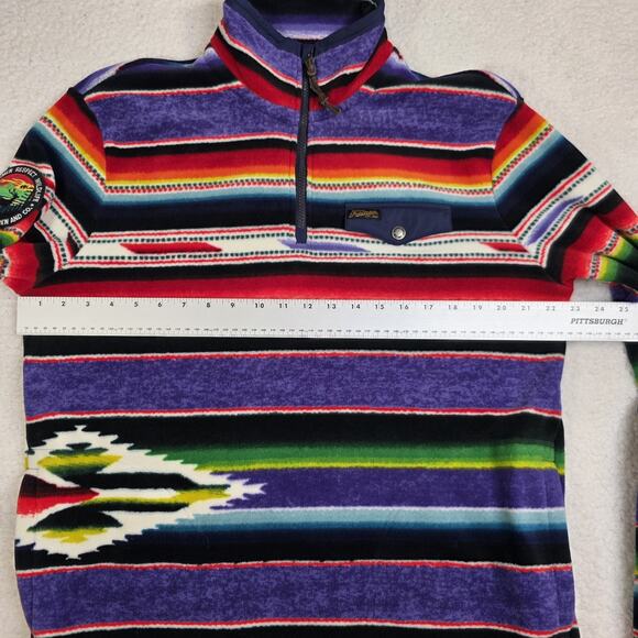Polo Ralph Lauren Medium Southwestern Fleece Sportsman Wildlife Sweater Jacket - Picture 6 of 10